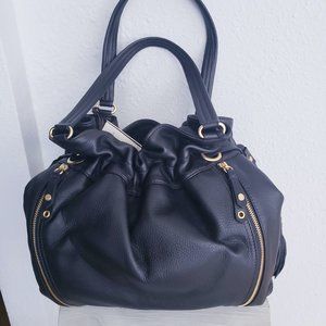 NWT Cole Hann Bailey drawstring bag in black, $378 original value